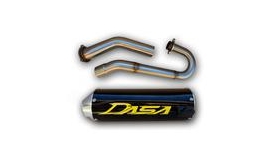 DASA Racing Full Exhaust System Yellow Compatible with Yamaha YXZ1000R 